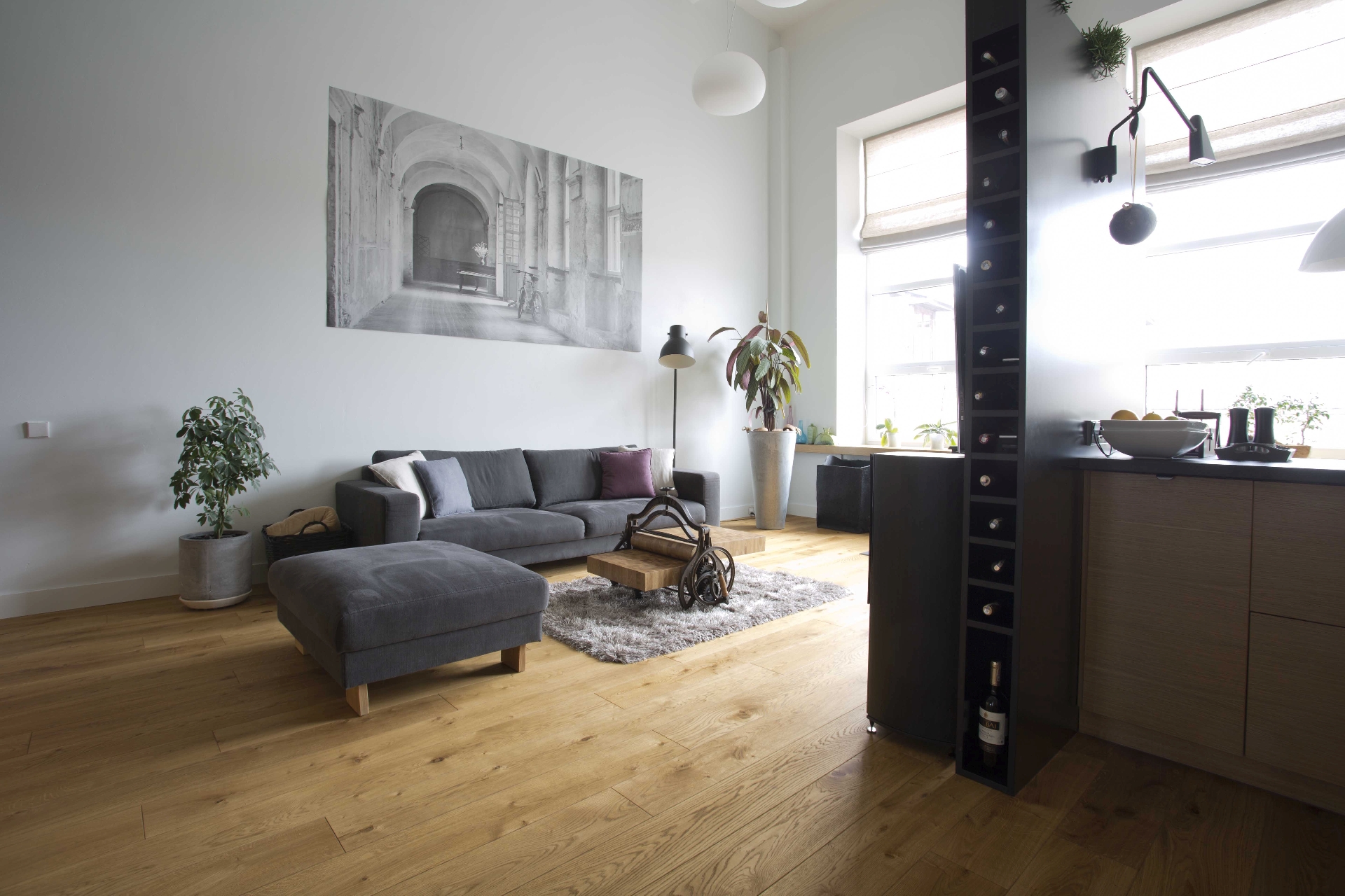 Medinės ąžuolinės grindys Bespalvė alyva 3305 Medžio stilius