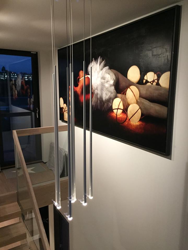 mediniai ąžuoliniai laiptai U forma Skaidriai balta 3409 Medžio stilius