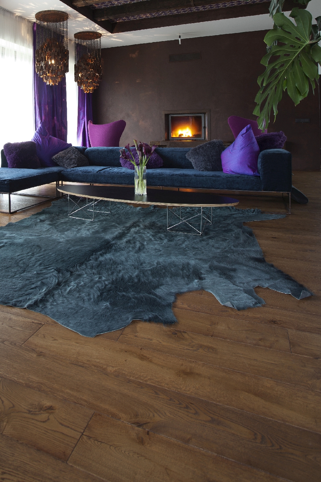 Medinės grindys iš ąžuolo: spalva Riešutas 3481.