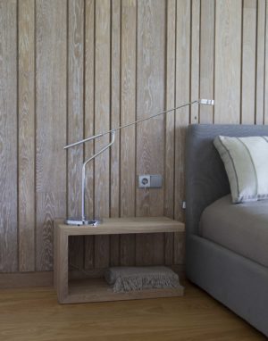 Ąžuolo masyvo sienos Medžio Stilius