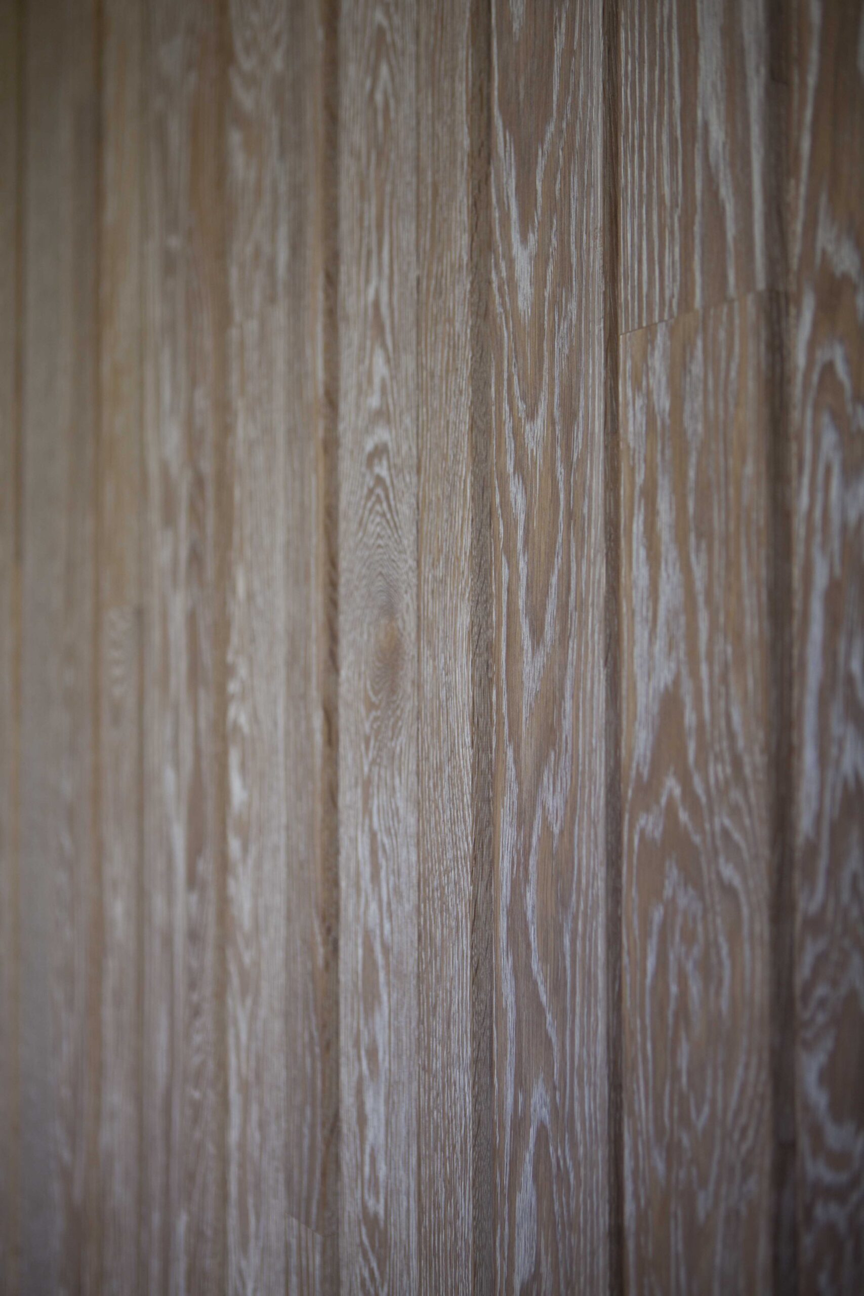 Medinė ąžuolinė deko siena: skaidriai balta, Q-3409.