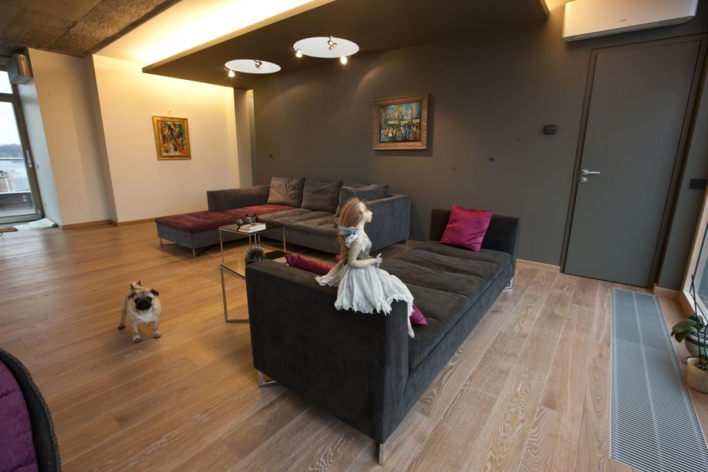 Medinės ąžuolinės grindys: 3417 Pilka.