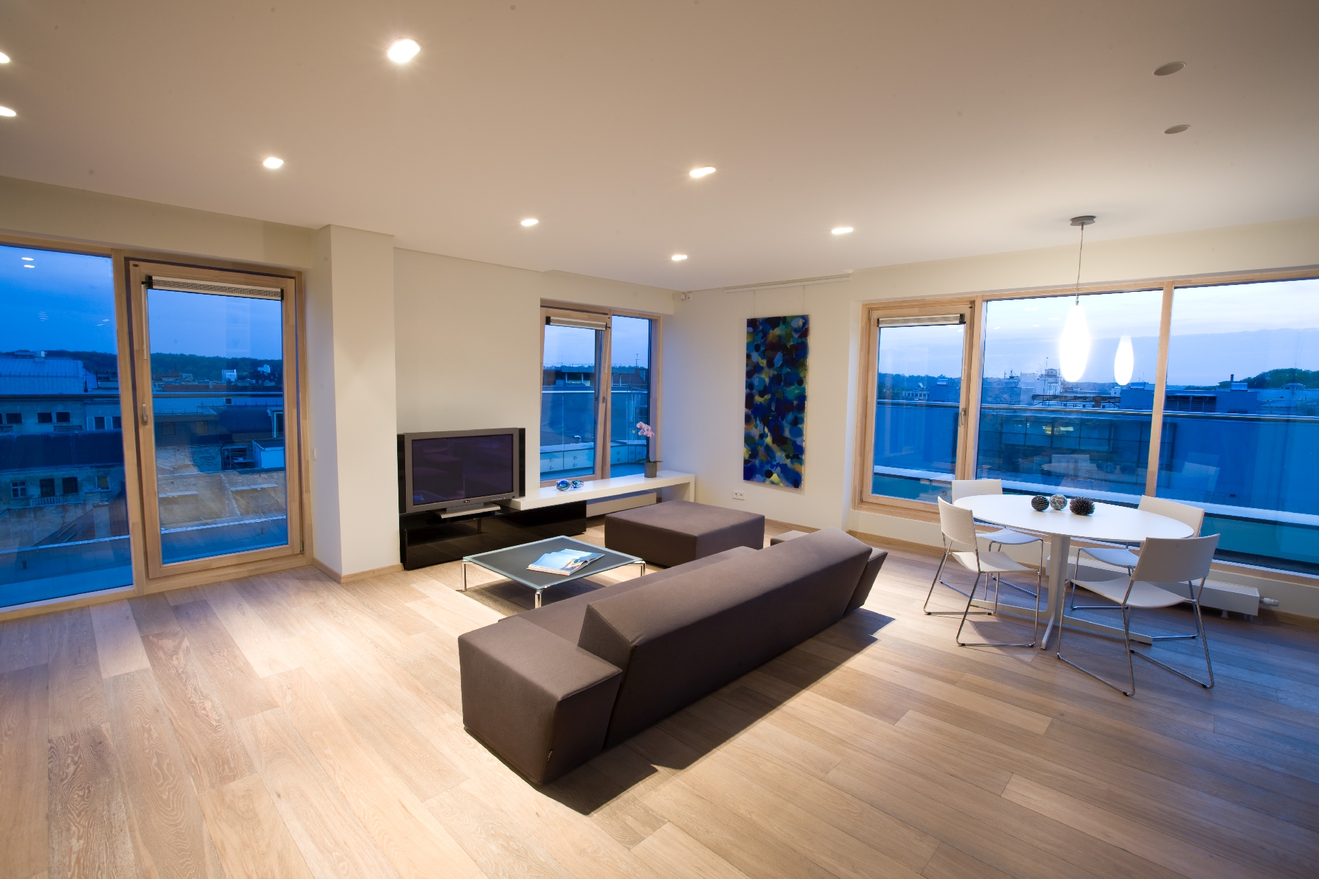 Medinės ąžuolinės grindys: 3417 Pilka.