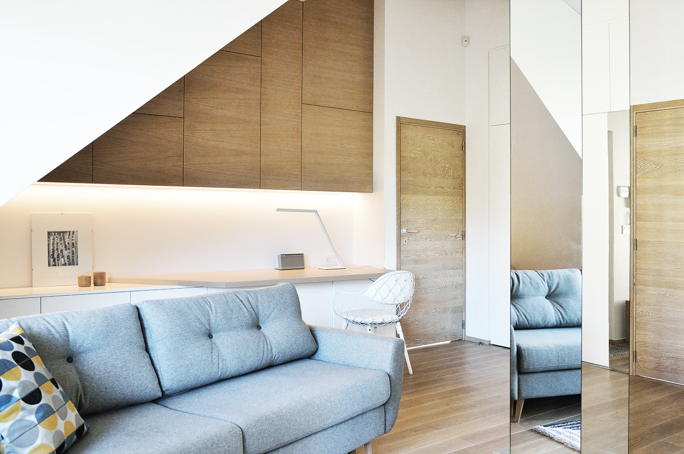 Medinės grindys ąžuolinės Balta 3408 Medžio stilius