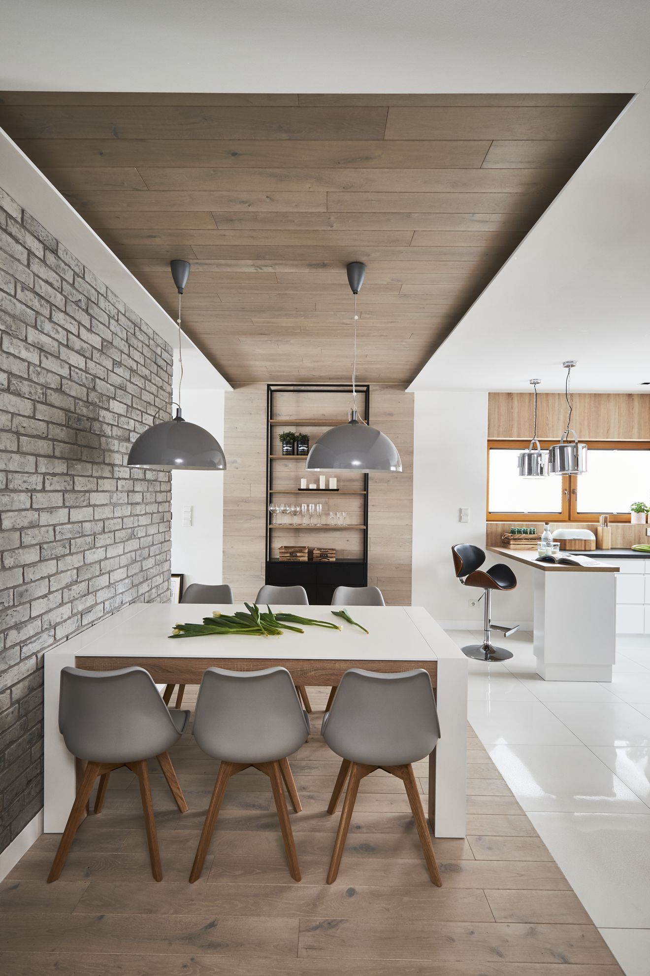 Medinės grindys Mediniai laiptai I forma Nordic N-3408 Medžio stilius