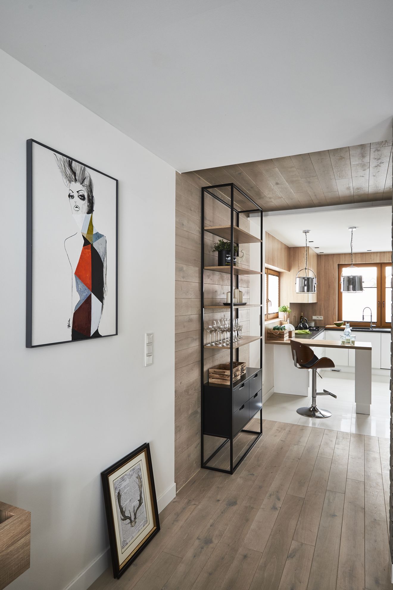 Medinės grindys Mediniai laiptai I forma Nordic N-3408 Medžio stilius