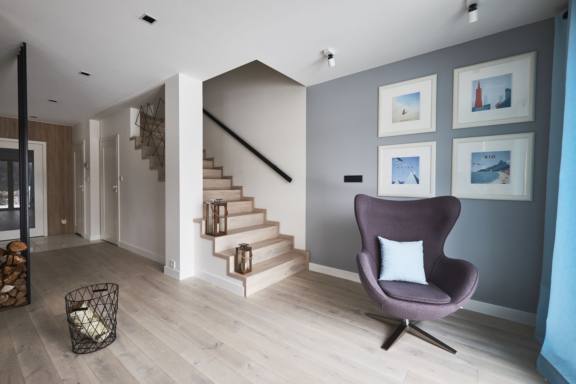 Medinės grindys Mediniai laiptai I forma Nordic N-3408 Medžio stilius