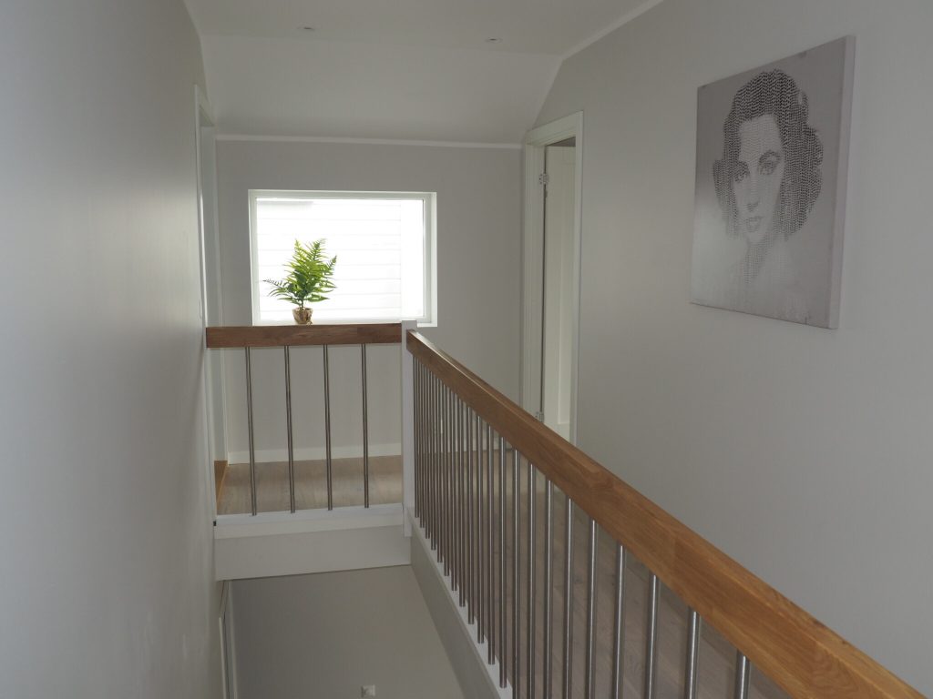 Mediniai ąžuoliniai laiptai I forma Bespalvė alyva 3305 Medžio stilius