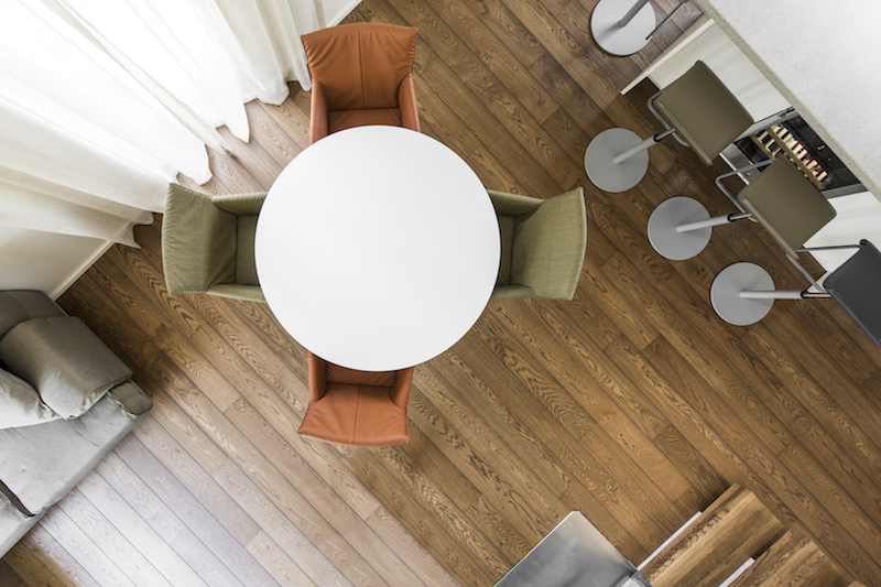 Medinės grindys: ąžuolinės, spalva Riešutas 3481.