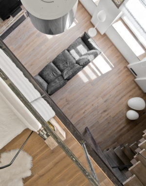 Medinės grindys Ąžuolinė grindinė lenta 3409 Skaidriai balta Medžio stilius