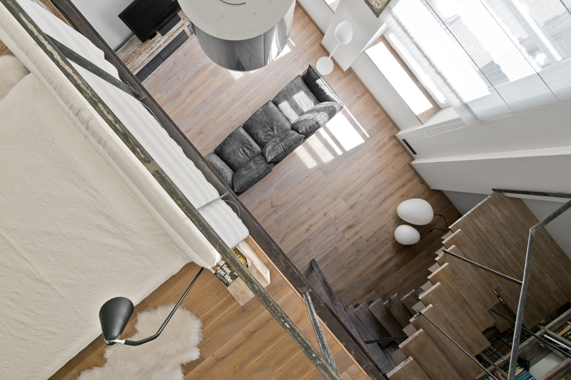 Medinės grindys Ąžuolinė grindinė lenta 3409 Skaidriai balta Medžio stilius