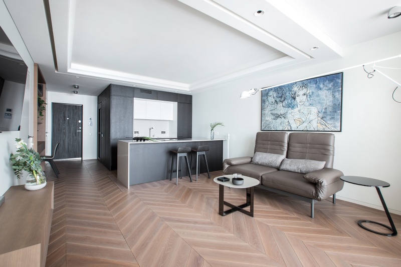 Medinės ąžuolinės grindys: Kakava C-3418.