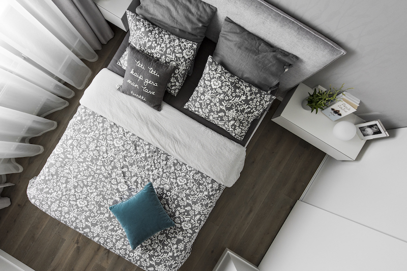 Medinės grindys Skaidriai balta 3409 Medžio stilius