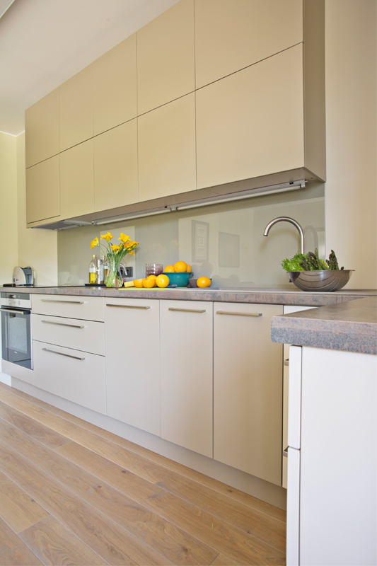 Medinės grindys iš ąžuolo: spalva Pilka 3417.