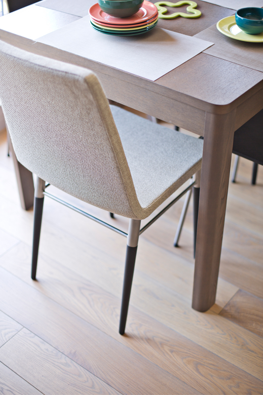 Medinės grindys iš ąžuolo: spalva Pilka 3417.