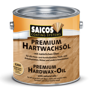 SAICOS Premium HardwaxOil (Pure Transparent), 2,5 l