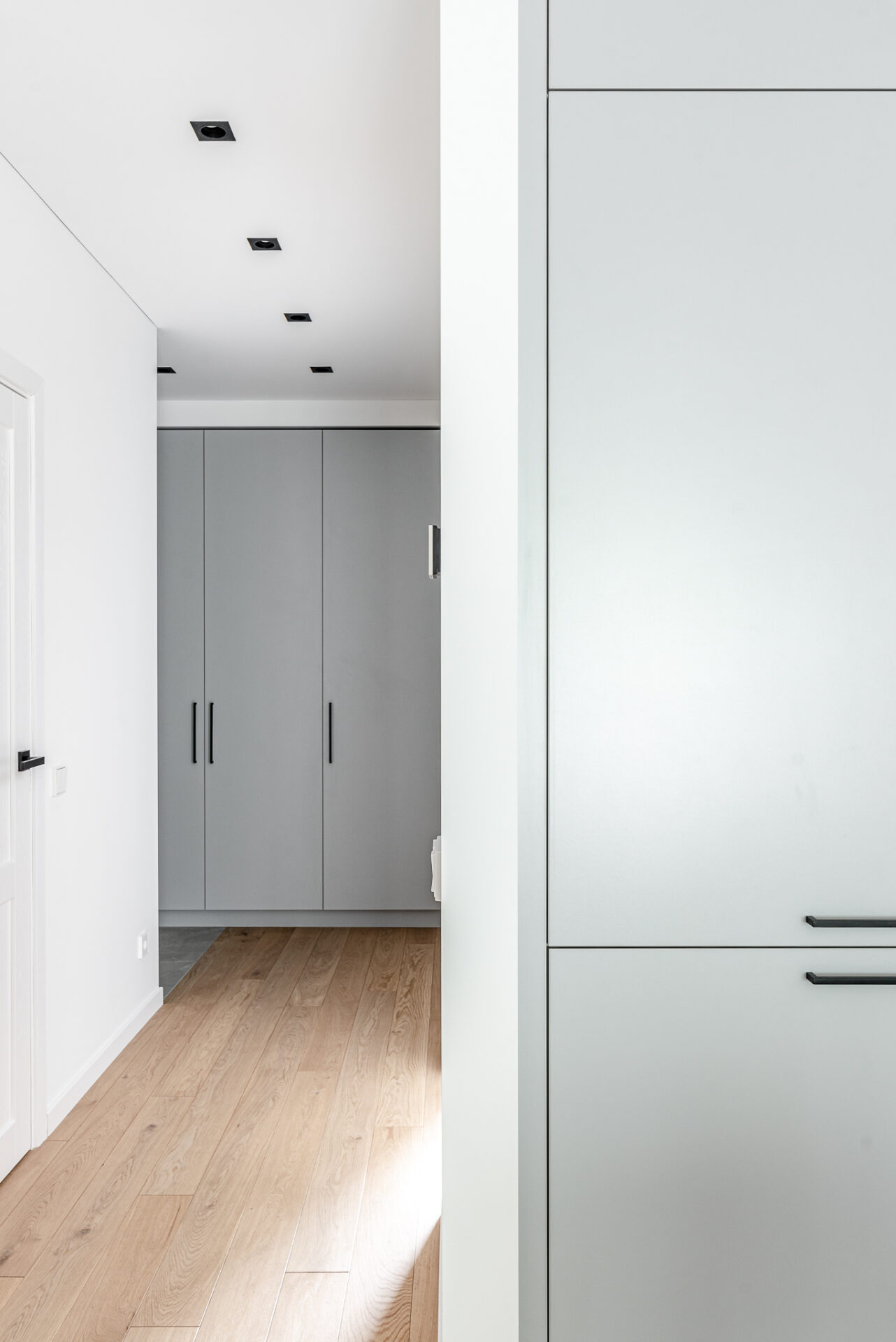 Medinės grindys, parketas, Herringbone 90°: 3408, Balta