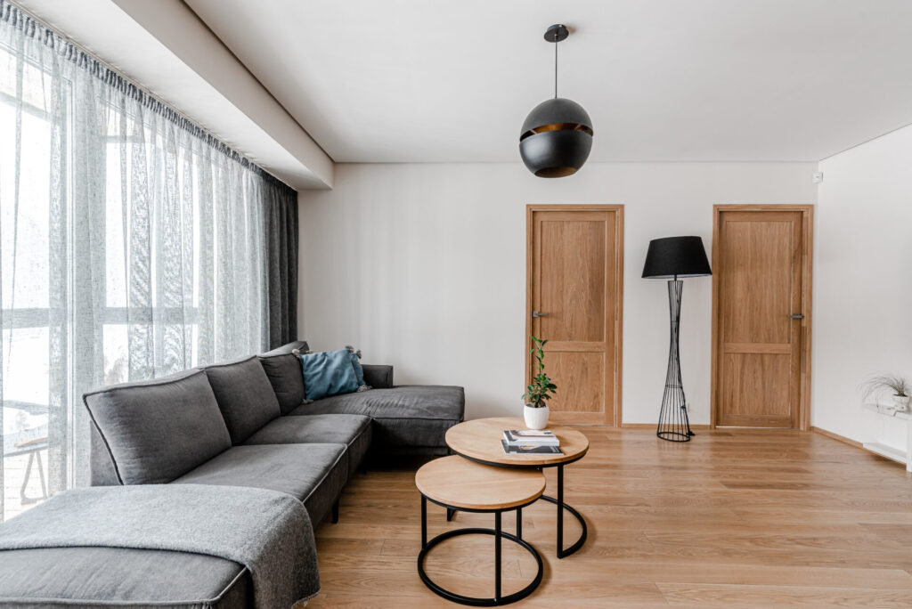 Medinės grindys, parketas: 3409, Graphite