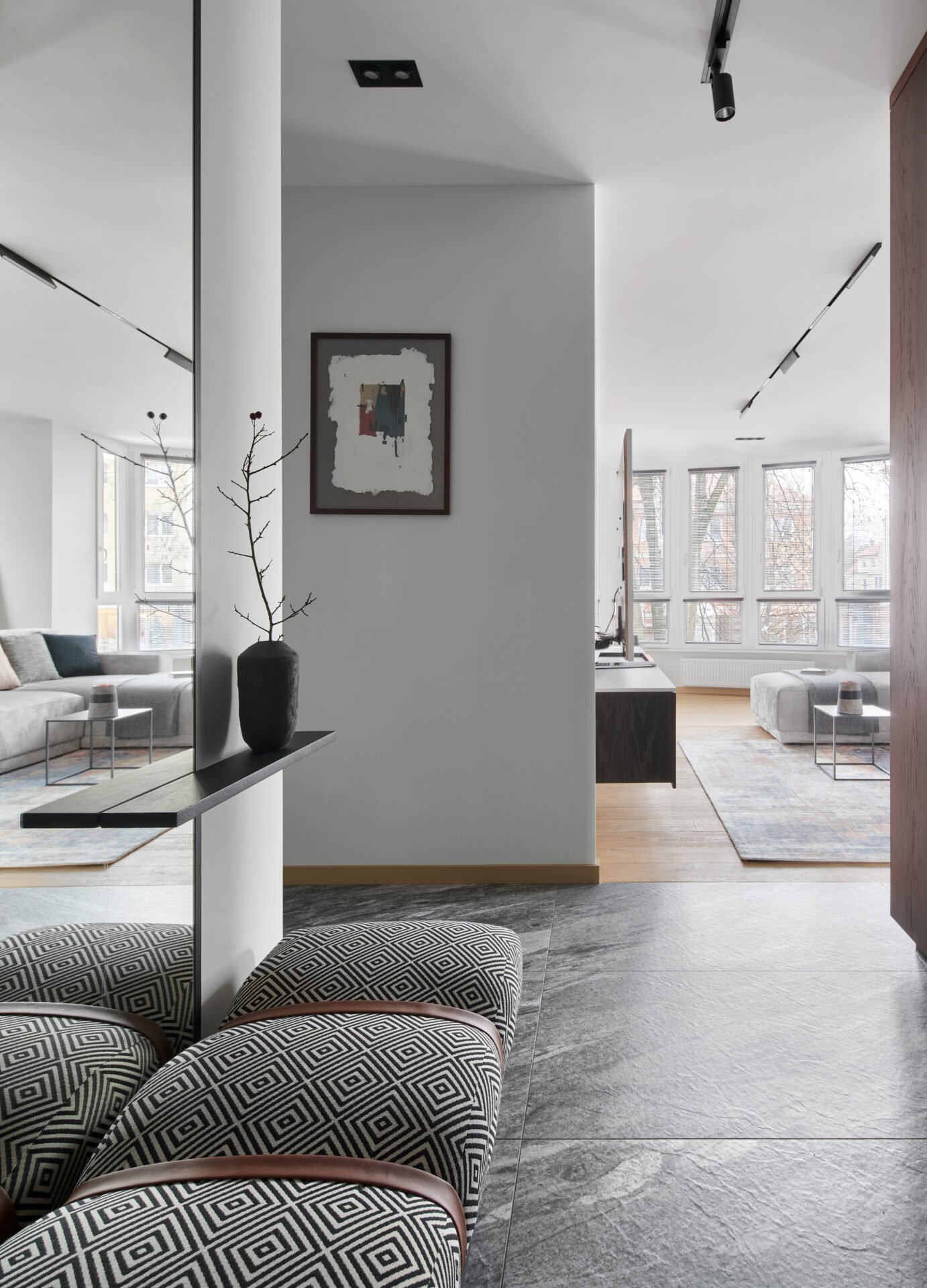 Medinės grindys, parketas: 3417, Pilka