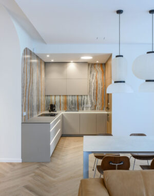 Medinės grindys, parketas, Herringbone 90°: 3408, Balta