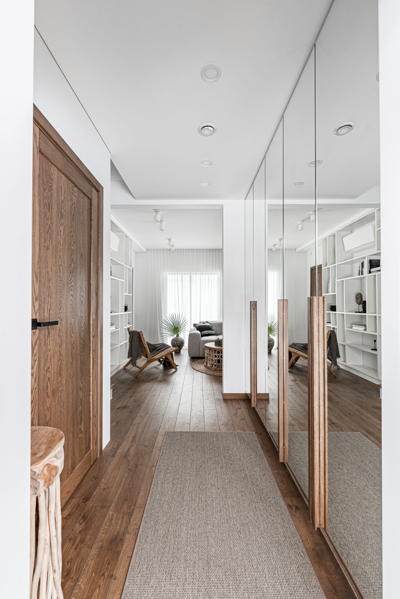 Alyvuotos vidaus durys <br> D1F Original 3481 Walnut - Image 4