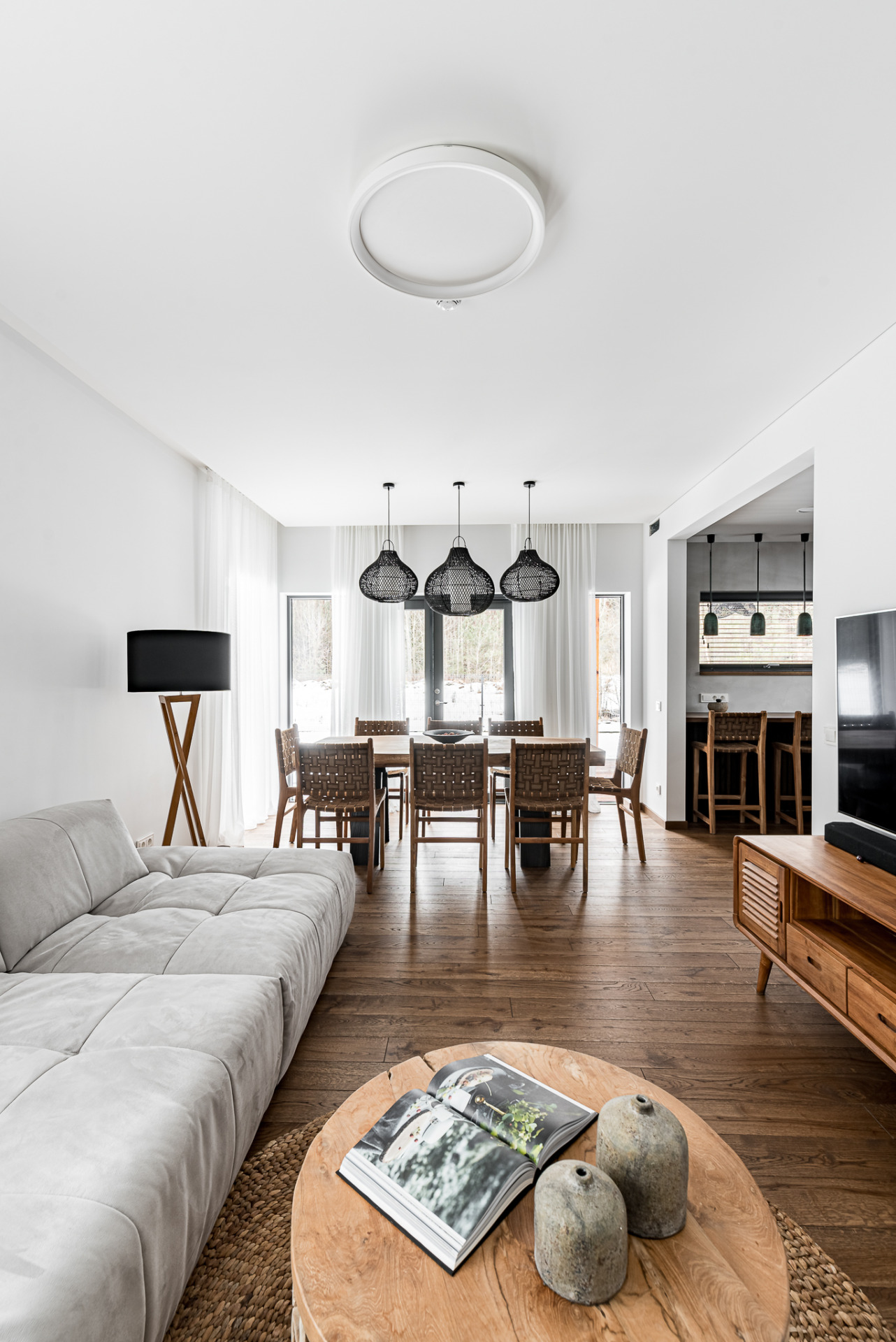 Medinės grindys, : E-2410, Ivory