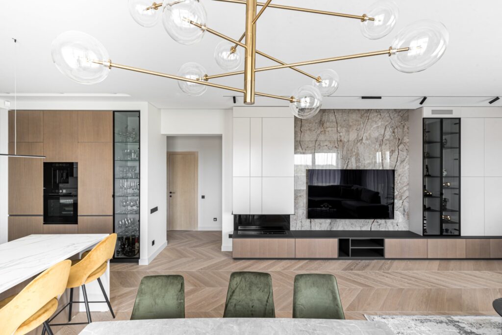 Medinės grindys, parketas, Chevron 45°: E-2410, Ivory