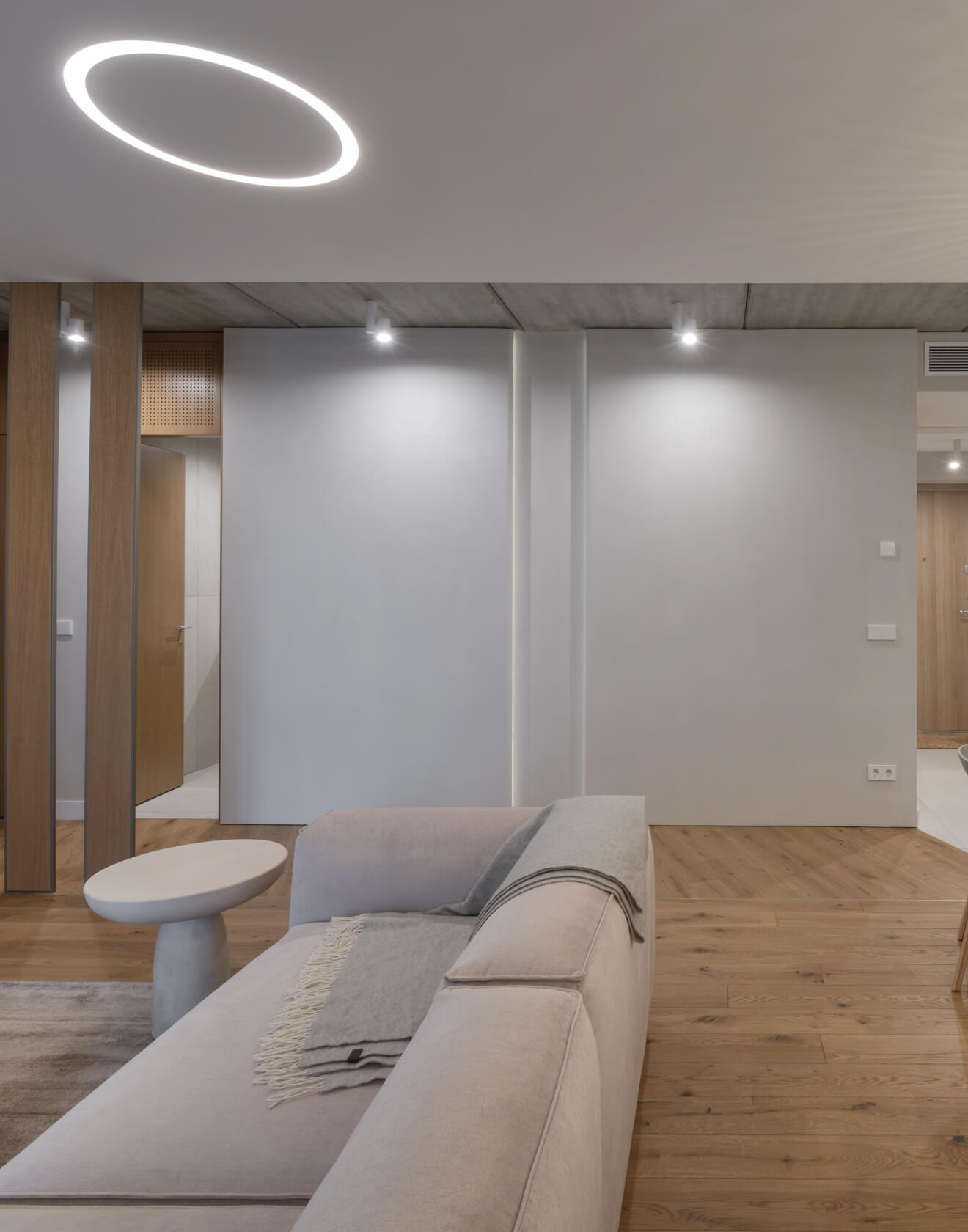 Namai, kuriuose karaliauja harmonija, o unikalumą kuria santūrios geometrinės detalės