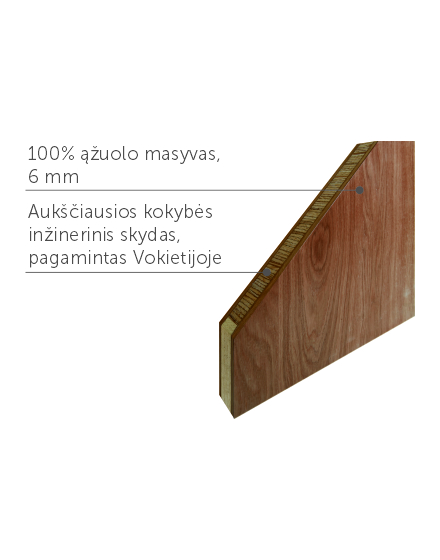 Velvet ąžuolinės durys